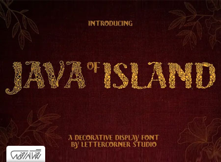 فونت انگلیسی جزیره جاوا - Java Island Font 